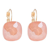 Square Earrings - Pink